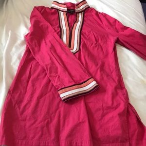 Pink smock top